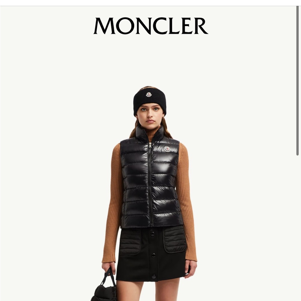Moncler Shiny Black Puffer Jacket